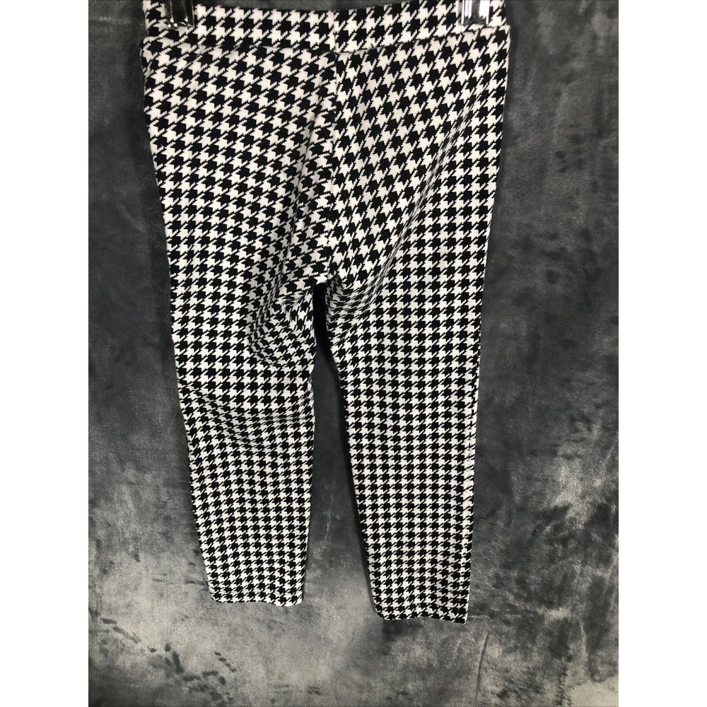 Old Navy Girls Black And White Dog Tooth Stretch Pants Size 5 Toddler - Picture 7 of 7